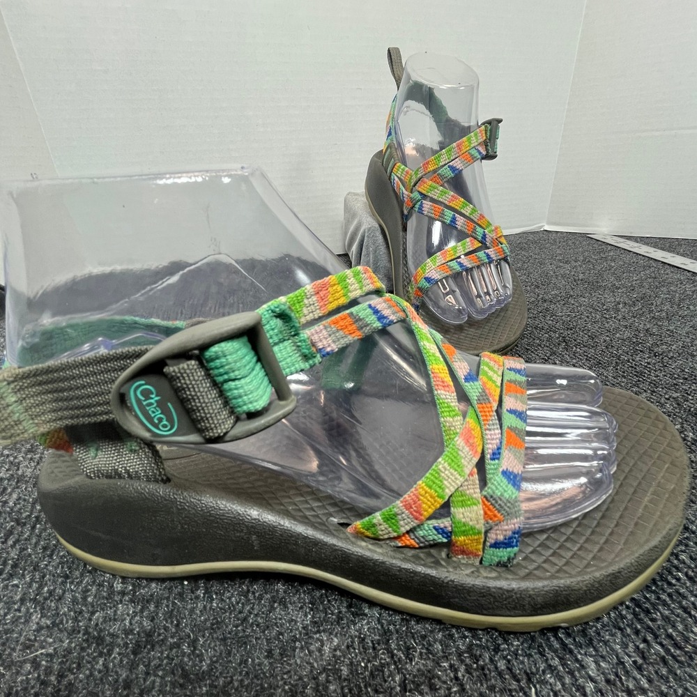 Chaco Z1 Classic Sandals Womens 6 Multicolored Geometric Strappy Hiking Sport
